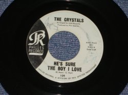 画像1: THE CRYSTALS - HE 'S SURE THE BOY I LOVE ( Matrix # TCY-9フ : ANNETTE & PHIL Credit : BLUE  LABEL  Ex-/Ex- ) / 1962 US ORIGINAL 7" SINGLE 