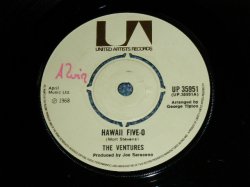 画像1: THE VENTURES - HAWAII FIVE-O( Ex+++/Ex+++ ) / 1975?  UK REISSUE 7" SINGLE 