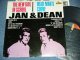 JAN & DEAN - THE NEW GIRL IN SCHOOL / DEAD MAN'S CURVE "BLACK & WHITE Cover With PINK TINT " ( Ex+/Ex++ )  / 1964 US ORIGINAL MONO LP 