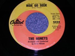 画像1: HONEYS  With BRIAN WILSON of THE BEACH BOYS - HIDE GO SEEK / 1963 US ORIGINAL 7" SINGLE 