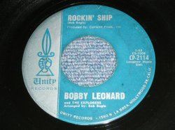 画像1: BOBBY LEONARD ( Arranged by BOB BOGLE of THE VENTURES ) - PROJECT VENUS/ ROCKIN' SHIP   ( MOSS GREEN Label )/ 1960's US ORIGINAL Used 7"Single