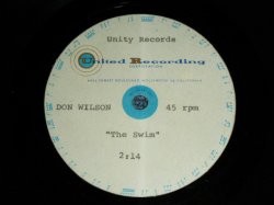 画像1: DON LEE WILSON of THE VENTURES  -   THE SWIM / SHAKE IT EASY ( ACCETATE TEST PRESS : UNRELEASED VERSION on A-SIDE & ANOTHER MIX VERSION on SIDE-B  ) / US ORIGINAL TEST PRESS : ACCETATE  8" Single 