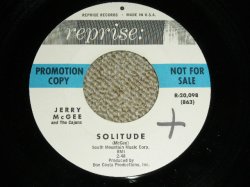 画像1: JERRY McGEE ( Of THE VENTURES' LEAD GUITARIST ) -  SOLITUDE / JAM UP ( Ex+++/Ex+++  )　/ 1963 US ORIGINAL White Label Promo  7"45's Single With COMPANY SLEEVE 
