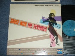 画像1: THE VENTURES - DANCE WITH  THE VENTURES ( BLUE with Black Print Label : Ex++/MINT-  ) / 1966? US  RELEASE VERSION US Used  LP 