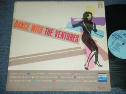 画像1: THE VENTURES - DANCE WITH  THE VENTURES ( LIGHT BLUE Label : Matrix Number : A)BLP-2014-1-1C/B) BLP-2014-2-1C : Ex/Ex+++) / 1962  US  RE-PACKAGED "TWIST PARTY VOL.2" VERSION US Used  LP 