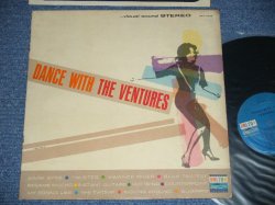 画像1: THE VENTURES - DANCE WITH  THE VENTURES ( BLUE with Black Print Label : Ex/Ex+  ) / 1966? US  RELEASE VERSION US Used  LP 