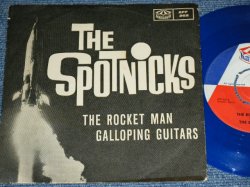 画像1: SPOTNICKS, The -  THE ROCKET MAN : GALLOPING GUITARS  / 1960s SWEDEN ORIGINAL Blue Wacx Vinyl Used 7" Single  with PICTURE SLEEVE 