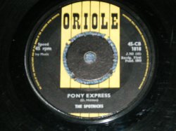 画像1: SPOTNICKS, The -  PONY EXRESS : JUST LISTEN TO MY HEART 　( VG+++/VG+++ ) / 1963 UK England  ORIGINAL Used 7" Single