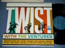 画像1: THE VENTURES - TWIST WITH THE VENTURES ( TURQUOISE  Label : Matrix Number 1D/1C : Ex+/Ex++) / 1962 US ORIGINAL RELEASE VERSION STEREO  Used  LP 