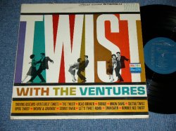 画像1: THE VENTURES - TWIST WITH THE VENTURES ( TURQUOISE  Label : Matrix Number BST-8010 Side 1-1D/ BST-8010 Side 2-1D : VG+++/Ex+ B-6:Ex- ) / 1962 US ORIGINAL RELEASE VERSION STEREO  Used  LP 