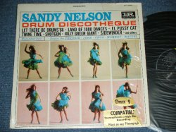 画像1: SANDY NELSON -  DRUM DISCOTHEQUE  ( 2nd Press BLACK & GREEN label : MINT-/MINT-) / 1966? US AMERICA  2nd Press  STEREO  Used  LP 