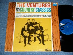 画像1: THE VENTURES - Play COUNTRY CLASSICS ( First Cover Design : Matrix # A:BLP-2023-2-SIDE-1 1A/B) BLP-2023-2-SIDE-2   ; Ex/Ex++ ) / 1963 US AMERICA ORIGINAL "DARK BLUE With BLACK PRINT Lavel" MONO Used LP 