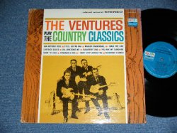 画像1: THE VENTURES - Play COUNTRY CLASSICS ( First Cover Design : Matrix # A:BST 8023 S-1/B) BST 8023 S-2 ; E-/Ex+ Looks:Ex ) / 1963 US AMERICA ORIGINAL "BLUE With BLACK PRINT Lavel" STEREO Used LP 