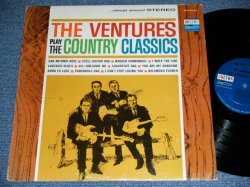 画像1: THE VENTURES - Play COUNTRY CLASSICS ( First Cover Design : Matrix # A:BST 8023-1 SIDE 1 /B) BST 8023-1 SIDE 2  ; Ex,Ex-/Ex++ Looks:Ex ) / 1963 US AMERICA ORIGINAL "DARK BLUE With BLACK PRINT Lavel" STEREO Used LP 