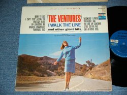 画像1: THE VENTURES - I WALK THE LINE (aka Play COUNTRY CLASSICS) ( Second Cover Design : Matrix # A:BST 8023-1 SIDE 1 /B) BST 8023-1 SIDE 2  ; Ex,Ex+/Ex++ Looks: MINT-  ) / 1965 US AMERICA ORIGINAL 'Second 2nd Press COVER' "DARK BLUE With BLACK PRINT Lavel" STEREO Used LP 