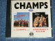 THE CHAMPS- GO CHAMPS GO + EVERYBODY'S ROCKIN' ( 2 in 1 )  / 1993  UK ENGLAND   ORIGINAL Used  CD 