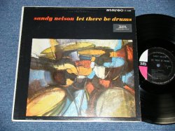 画像1: SANDY NELSON -  LET THERE BE DRUMS   ( 2nd Press BLACK with PINK & WHITE  label : Ex+/Ex )  / 1964 US AMERICA   STEREO  Used  LP 