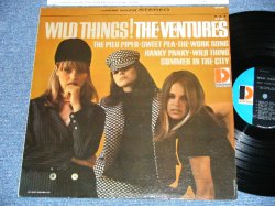 画像1: THE VENTURES - WILD THINGS ( Matrix # A)BST-8047-1 "SUNSET SOUND" / B)BST8047-2 "SUNSET SOUND"  ; "D" Mark Label:: Ex++/Ex+++ Looks:MINT-) / 1966 Version US AMERICA  ORIGINAL STEREO Used   LP