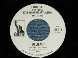 画像1: THE VENTURES - DELILAH (Promo Only Same Flip : Mono-Stereo )  ( Ex++/Ex++ )  /1970 US AMERICA ORIGINAL "PROMO ONLY" Used 7" SINGLE 