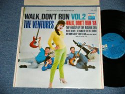 画像1: THE VENTURES - WALK DON'T RUN VOL.2 : 2nd Press Version Front Cover (Matrix # BST-8031-1 US PAT# GB PAT# / BST-8031-2 US PAT# GB PAT#) ( Ex++/Ex++,Ex+ )   / 1965 VERSION US AMERICA ORIGINAL 2nd Press "BLUE with BLACK PRINT Label" STEREO Used LP 