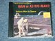 MAN OR ASTRO-MAN  - DELUXE MEN IN SPACE   ( NEW )  / 1996 US AMERICA ORIGINAL "BRAND NEW"  6 TRACKS  CD