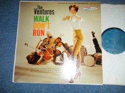 画像1: THE VENTURES - WALK DON'T RUN  ( Ex++/Ex+++ ) / 1960 US AMERICA ORIGINAL 2nd Press "TURQUOISE with SUNSET Los Angeles Address Label"  STEREO   Used  LP 
