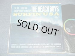 画像1: The BEACH BOYS - SURFIN' USA :Chuck Berry Credit  (P-5/P-5 #2) ( Ex/Ex+++ A-1 EDSP, Tape Seam) / 1963 US AMERICA ORIGINAL "BLACK with RAINBOW Label" MONO Used LP