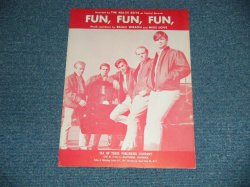 画像1: The BEACH BOYS - FUN, FUN, FUN / 1964 US AMERICA ORIGINAL Used SHEET MUSIC 