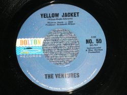 画像1: THE VENTURES - YELLOW JACKET : GENESIS  ( Ex+++ Looks:MINT-/Ex+++ Looks:MINT- )  /1962 US ORIGINAL "Dark Blue with BLACK Print Label" Used 7" SINGLE 