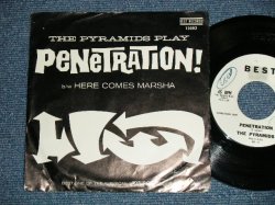画像1: The PYRAMIDS ( 60's American Surf Garage ) - PENETRATION : HERE COMES MARSHA  (Ex+++/Ex+++ ) / 1964 US AMERICA ORIGINAL "WHIET LABEL PROMO" Used 7" Single with PICTURE SLEEVE 