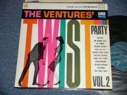 画像1: THE VENTURES - TWIST PARTY VOL.2  ( Matrix # A) BST-8014 SIDE-1 1A    B) BST-8014-1A-(SIDE-2)2 ) (MINT-/Ex++) / 1962 US AMERICA ORIGINAL 1st Press "TURQUOISE Label" STEREO  Used  LP 