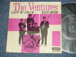 画像1: THE VENTURES - LADY OF SPAIN : BLUE MOON ( VG+++/Ex+++ EDSP ) /1961 DENMARK ORIGINAL Used 7" SINGLE  with PICTURE SLEEVE 