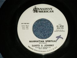 画像1: SANTO & JOHNNY - MANHATTAN SPIRITUAL : THE WNADERING SEA( Ex++/Ex++ WOL )  1963 US AMERICA ORIGINAL "WHITE LABEL PROMO" Used 7" Single 