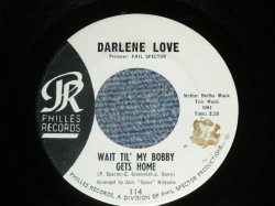 画像1: DARLENE LOVE - A) WAIT TIL' MY BOBBY GETS HOME  B) TAKE IT FROM ME (Ex+++/Ex+++ "NR" STAMP) / 1963 US AMERICA  ORIGINAL "BLUE LABEL" Used 7" SINGLE 