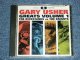 GARY USHER (The KICKSTANDS vs The KNIGHTS) - GREATS VOLUME 1 (23 Tracks) (Ex+++/MINT) / 1996 US AMERICA ORIGINAL Used CD