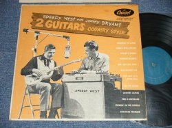 画像1: SPEEDY WEST and JIMMY BRYANT -  2 GUITARS COUNTRY STYLE (Ex/VG+++ Looks:VG EDSP) / 1954 US AMERICA ORIGINAL "TURQUOISE Label" MONO  Used LP
