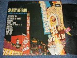 画像1: SANDY NELSON (with JERRY McGEE) -  LIVE IN LAS VEGAS(Ex+/Ex+++  EDSP) / 1966 Version US AMERICA 2nd Press "BLACK with GREEN Label" STEREO Used  LP 