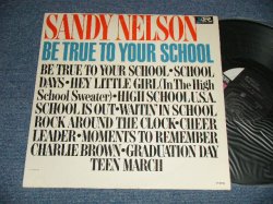 画像1: SANDY NELSON - BE TRUE TO YOUR SCHOOL (Ex++/Ex++  Looks:Ex+ EDSP)   / 1964 US AMERICA ORIGINAL 1st Press "BLACK with PINK and WHITE Label" MONO Used  LP 