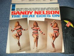 画像1: SANDY NELSON - THE BEAT GOES ON (Ex+++/Ex+++ Looks:Ex Clouded)  / 1967 US AMERICA ORIGINAL 1st Press "BLACK with GREEN Label" STEREO  Used  LP