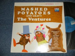 画像1: THE VENTURES - MASHED POTATOES AND GRAVY (Matrix # A) BST-8016-1 H B) BST-8016-2 H) )  (Ex++/Ex+++ Looks:Ex++ EDSP, STOBC) / 1964 Version US AMERICA Later Press "BLUE with BLACK PRINT Label" STEREO Used LP 