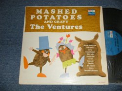 画像1: THE VENTURES - MASHED POTATOES AND GRAVY (Ex+, VG++/Ex++ WTRDMG) / 1964 Version US AMERICA Later Press "BLUE with BLACK Print Label" MONO Used LP 