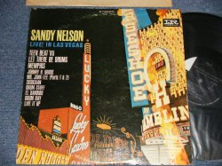 画像1: SANDY NELSON (With JERRY McGEE on Guitar) - LIVE IN LAS VEGAS (BLACK with PINK & WHITE  label)(Ex++/Ex+) / 1964 US AMERICA ORIGINAL STEREO Used  LP 