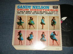 画像1: SANDY NELSON -  DRUM DISCOTHEQUE (BLACK & PINK & WHITE label) (Ex/Ex+ CUTOUT, EDSP) / 1965  US AMERICA  ORIGINAL  MONO Used  LP 