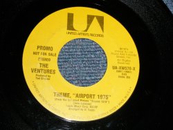画像2: THE VENTURES - THEME "AIRPORT 1975  A) MONO  B) STEREO  (Ex++/Ex++) / 1974 US AMERICA ORIGINAL "PROMO ONLY SAME FLIP WHITE & YELLOW Color Version" Used 7" SINGLE 