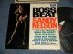 SANDY NELSON - BOSS BEAT (Ex+/Ex++ Looks:Ex, Ex+++ ) / 1965 US AMERICA ORIGINAL "BLACK With PINK & WHIET Label"  MONO Used LP