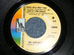 画像1: THE VENTURES - A)Medley:WALK-DON'T RUN-LAND OF 1000DANCES (EARLY DESIGN TITLE CREDIT)   B)TOO YOUNG TO KNOW MY MIND (Ex+++/Ex+++) / 1968 US AMERICA ORIGINAL "AUDITION RECORD PROMO" Used 7"SINGLE