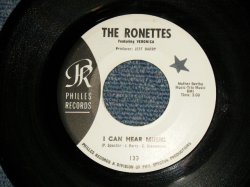 画像1: THE RONETTES - A)I CAN HEAR MUSIC  B)WHEN I SAW YOU (Ex+++/Ex++)/ 1966 US AMERICA ORIGINAL "WHITE LABEL PROMO" Used 7" SINGLE 