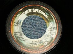 画像1: RONNIE SPECTOR -  A)PARADISE  B)PARADISE (MINT/MINT) / 1976 US AMERICA  ORIGINAL "PROMO ONLY SAME FLIP MONO" Used 7" SINGLE