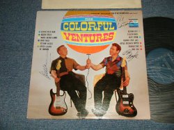 画像1: THE VENTURES - THE COLORFUL VENTURES (DON & BOB's AUTOGRAPHED SIGNED ドンとボブの直筆サイン入りジャケ）(Matrix #A)BST 8008 1 SIDE-1 CTH 2 B)BST 8008-  SIDE-2 CTH 4) "TERRE HAUTE Press in INDIANA" (Ex++/Ex++ Looks:Ex+)/ 1961 US AMERICA ORIGINAL 1st Press "TURQUOISE GREENJ Label" STEREO Used LP 