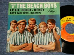 画像1: THE BEACH BOYS - FOUR BY THE BEACH BOYS (VG++/Ex) / 1964 US AMERICA ORIGINAL Used 7"33rpm EP With PICTURE SLEEVE